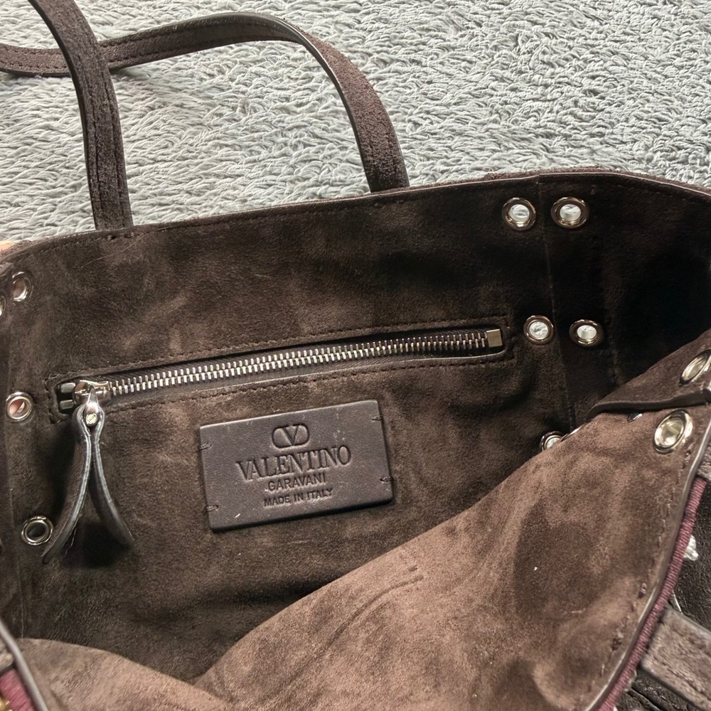 Valentino Garavani Nellcôte Mini Embroidered Mirror Tote Bag - Picture 7 of 13